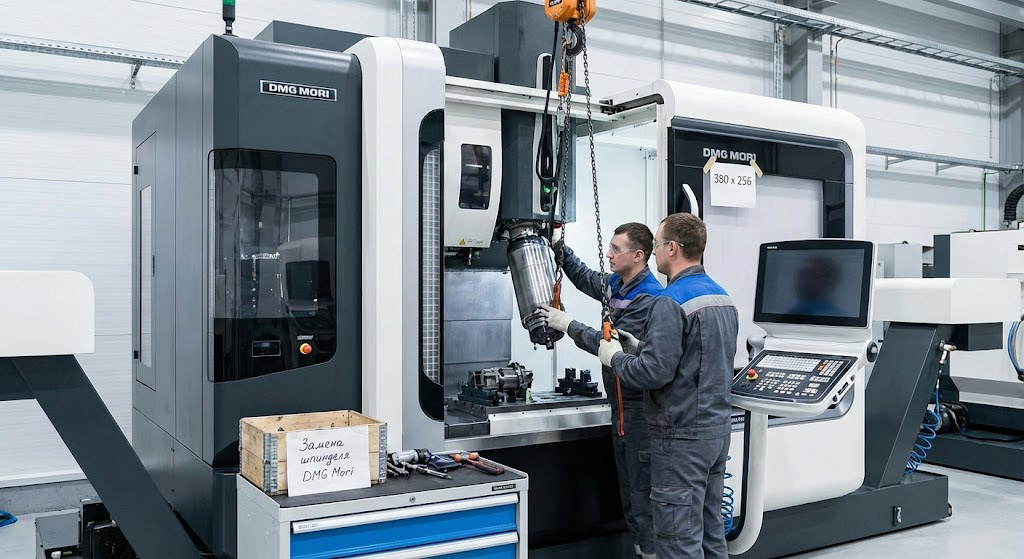 Ремонт шпинделя ЧПУ